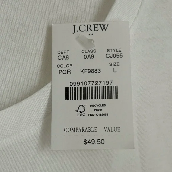 J Crew Factory NWT Paris Graphic Tee - Picture 6 of 7